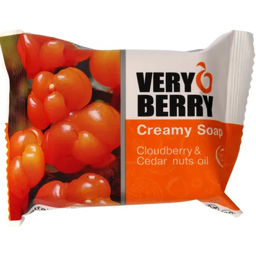 Very Berry -  Very Berry Cloudberry & Cedar Nuts Oil mydło do każdego typu skóry kremowe w kostce 
